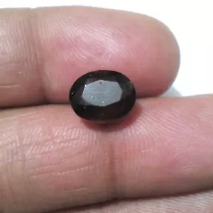 Encantadora piedra preciosa suelta de turmalina marrón petrolina facetada forma ovalada de 5,65 quilates - Imagen 1 de 9