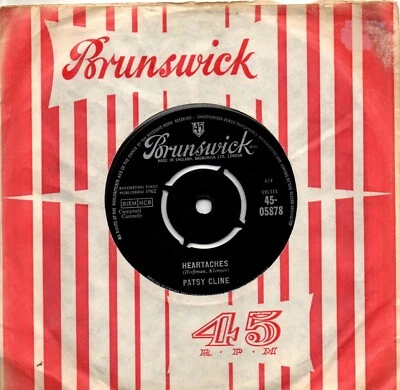 Patsy Cline:Heartaches/Why can't he be you:UK Brunswick:1962 - Image 1 of 2