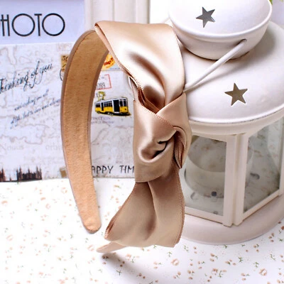Hot Lady Girls Cute Sweet Big Bow Ribbon Headband Hair Band Hair Accessory - Image 1 of 4