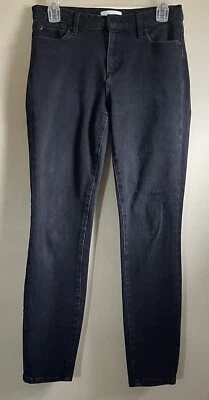 Legging Ann Taylor LOFT para mujer talla 27/4 negro elástico W28XL27 Foto 1 de 4