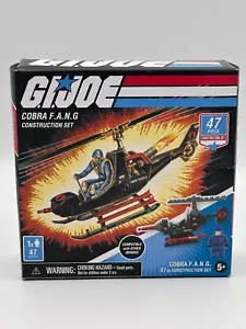 GI Joe & Cobra Construction Lot of 2 Sets-Hasbro NIB Speed Cycle, Cobra F.A.N.G. - Picture 1 of 8