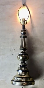 Vintage Heavy Brass Table Lamp - Very Nice! - Picture 1 of 8