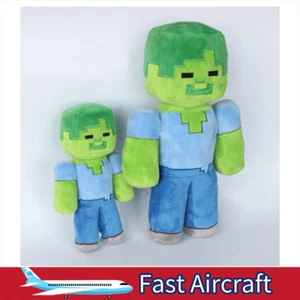 20/22/30cm.S/M/L Green Zombie cartoon Children Plush Stuffed Soft Plushies Toy - Picture 1 of 15