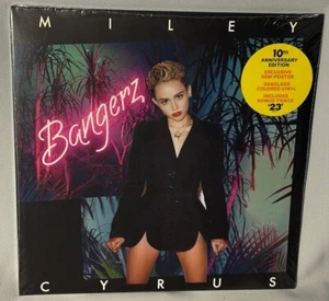 LP MILEY CYRUS Bangerz (SEAGLASS COLOR Vinyl, SONY, 2023) NEW MINT SEALED - Imagen 1 de 2