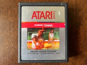 RealSports TENNIS Atari 2600 Video Game 2680 Cartridge 1983 - Tested & Works! - Bild 1 von 8