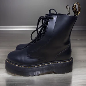 Dr Martens Jarrick Smooth Boots Black Men’s US 9 Women’s US 10 - Picture 1 of 20