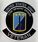 US Army 170th Infanterie Brigade Veteran Aufkleber wasserdicht D874