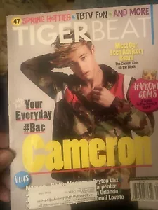 Tiger Beat March April 2017 Cameron Magcon Prom Goals Demi Lovato Bagged - Picture 1 of 1