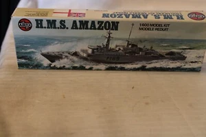 Airfix, H.M.S. Maßstab 1:600 Amazon British Frigate Model Kit #90220 gestarteter Bausatz - Bild 1 von 3