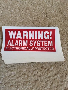 Alarm Security Stickers, decals for home or office windows, warning stickers! - Picture 1 of 2