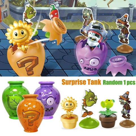 Plants VS Zombies Surprise Blind Box Toy Peashooter Pharaoh Game Figure Doll Cover