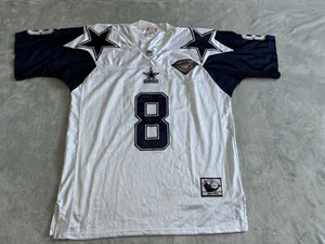 Authentic Mitchell and Ness Troy Aikman Dallas Cowboys NFL Jersey Size 54 2xl - Picture 1 of 12