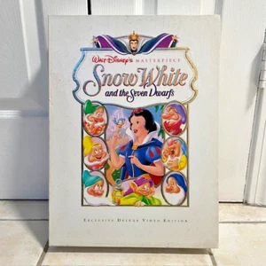 Walt Disney's Masterpiece Snow White & the Seven Dwarfs VHS Deluxe Video Edition - Picture 1 of 24