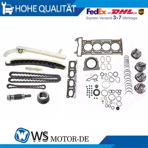 Kit guarnizioni pistone kit catena distribuzione cuscinetti per Mercedes Benz M270 1.6T - Foto 1 di 13