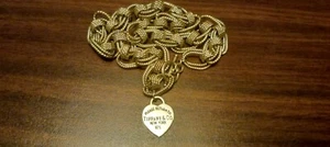 🔹TIFFANY CO - 16 ZOLL GROBER STERLING COLLIER - HALSKETTE - STERLINGSILBER 925🔹 - Bild 1 von 11