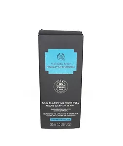 The Body Shop Himalayan Charcoal Skin Clarifying Night Peel 30ml BRAND NEW RP£22 - Picture 1 of 2