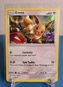 Eevee 48/68 RARE HOLO Hidden Fates Pokemon TCG Card NM - Picture 1 of 2