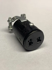 1 Vintage NOS S302CCT 2 Pin Plug TRW CINCH FEMALE CONNECTOR Cable Clamp Top - Picture 1 of 6