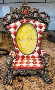 Vintage Milson & Louis Photo Frame Throne Chair Novelty - Picture 1 of 8