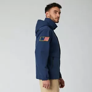 New Balance® NB Athletics Select Embroidered Flag Jacket | M | Navy | $200 - Picture 1 of 6