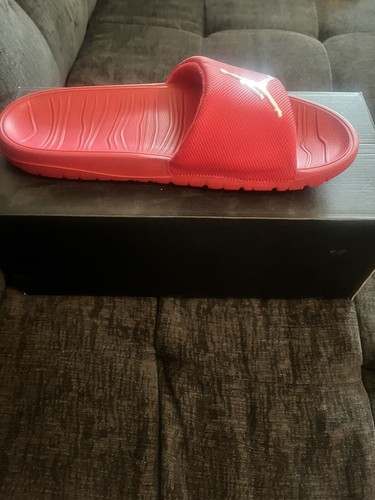 Nuove Nike Air Jordan Break Slides da uomo rosso bianco (AR6374 601) taglia 12