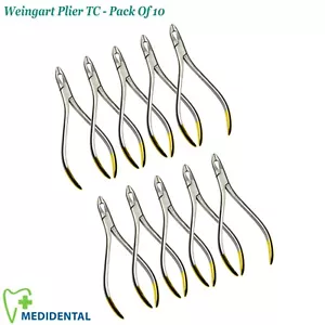 Pack De 10 Instrumentos Dentales Ortodoncia Weingart Alicate TC Eliminación De Archwire - Imagen 1 de 4