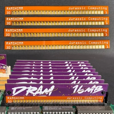 4pcs RAMSHIMM interposers: fix poor contact issues in RAM SIMM sockets - Image 1 of 4