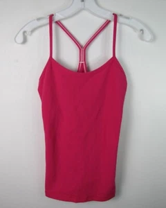 Lululemon Size 4 Hot Pink Stretch Power Y Tank - Picture 1 of 3