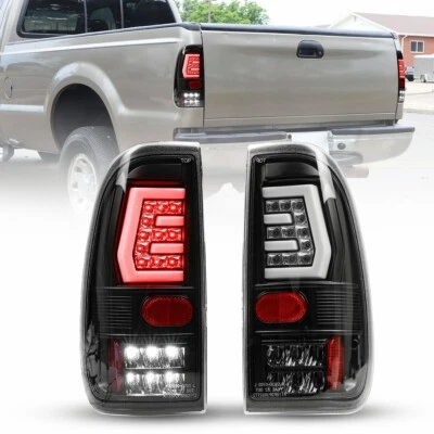 Luces traseras LED para Ford F150/97-07 1997-2003 F250 F350 Super Duty lente transparente Foto 1 de 4
