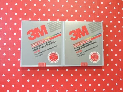 NEU OVP 2x 3M Macintosh 5,25" Optical Disk 650 MB 2 Stück im Set NEU in Folie - Bild 1 von 4