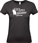 Lady T-shirt, The Best Degumamas are Born in November Degu Pet