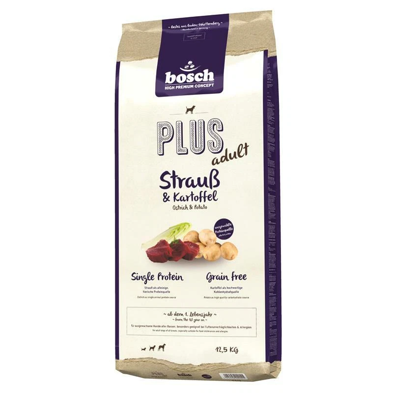 Bosch PLUS Strauß & Kartoffel 12,5 kg | getreidefreies Hundefutter - Bild 1 von 1