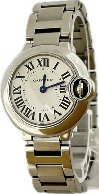 Cartier Ballon Bleu W69010Z4 3009 SM 29mm Quartz Womens Watch Excellent A4774 - Image 1 of 4