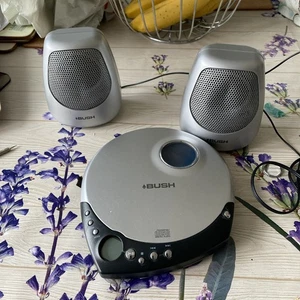 Bush Compact Disc CDW007 Personal CD Player With Speakers - Picture 1 of 8