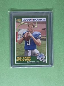 2009 Score Matthew Stafford National VIP Rookie Card #2 Lions Rams Short Print - Picture 1 of 2