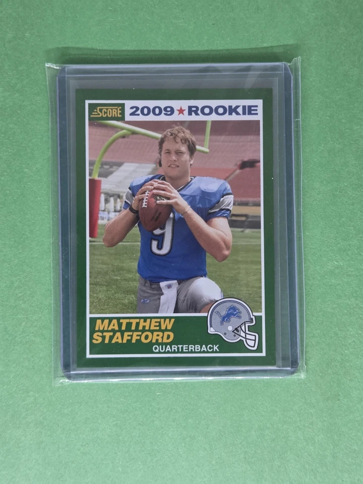 2009 Score Matthew Stafford National VIP Rookie Card #2 Lions Rams Short Print - Image 1 of 2