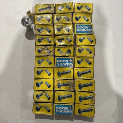 Lote de 30 herrajes de seguridad para visor de puerta de mirilla de 180 grados. LEER Foto 1 de 4