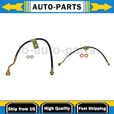 2X Manguera de línea de freno delantero primera parada para Chevrolet K1500 1994 1995 Foto 1 de 4