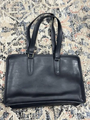 Bolso de Mano COACH Marketing Años 80 Negro 035 7024 Cuero Negro Hecho en Nueva York Foto 1 de 4