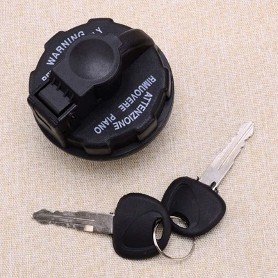 75x25mm Locking Fuel Tank Cap Cover with 2 Keys for Car Truck - Image 1 of 4