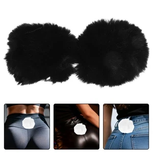  4 Pcs Fluffy Pom Poms Bunny Costume Accessories Adult Tail for Easter - Picture 1 of 12