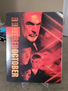The Hunt for Red October Blu-ray/Dvd Steelbook w/ j-card & clear bag 1990 - Picture 1 of 7