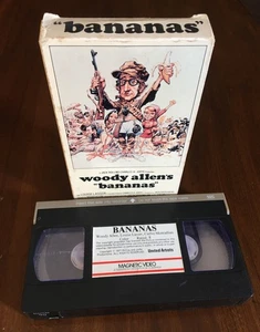 BANANEN FILM VHS 1981 WOODY ALLEN MAGNETISCHES VIDEO ERSTVERÖFFENTLICHUNG Carlos Montalbán - Bild 1 von 6