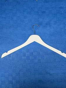 23- 17” White Wooden Hangers - Picture 1 of 3