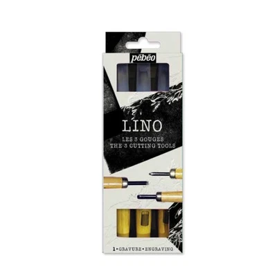 Pebeo LINO Cutting Tools Set of 3 - Image 1 of 4
