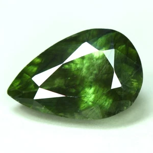 3.59 Cts " 100 % Natural Unheated MANCHURIAN Rutile Green Peridot_Pakistan " - Bild 1 von 3