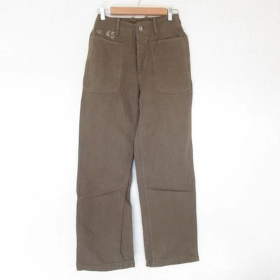R by 45rpm Military Pants, Size 29, Khaki Women USED Foto 1 de 4