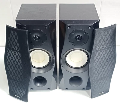 Onkyo SKF-560F Surround Sound Front Left & Right Speakers in Black, 130W Peak - Image 1 of 4