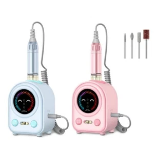 Pro Electric Nail Drill Machine Rechargeable Portable Removing Gel Polish - Picture 1 of 13