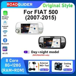 Para Fiat 500 2007-2015 Android CarPlay Radio Coche Multimedia Estéreo Pantalla GPS 4G - Imagen 1 de 32
